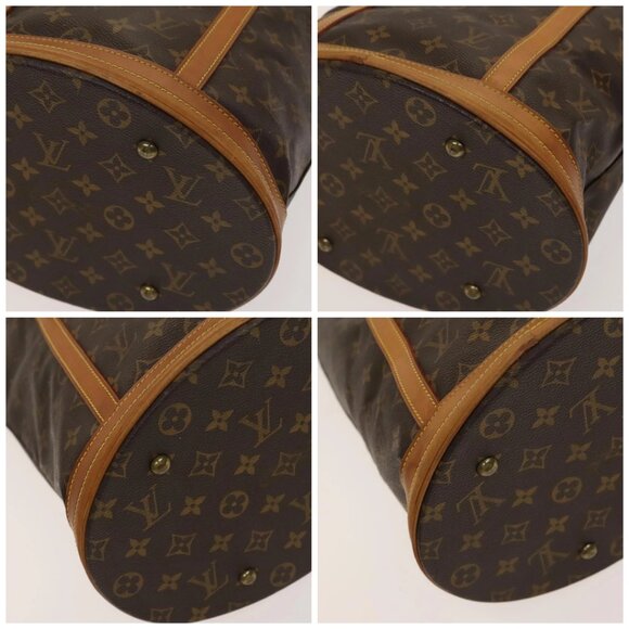LOUIS VUITTON Monogram Bucket GM Shoulder Bag LV Auth - Picture 16 of 16